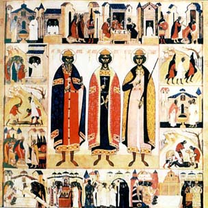 The Holy Martyrs
Antonii, John and Eustathii